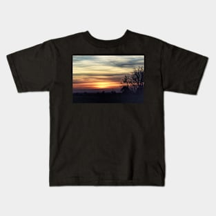 Wild Grasses at Sunset Kids T-Shirt
